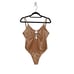 Beach Bunny Katrina One Piece Swimsuit Women's Gold Size Large?