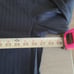 Jared Lang Mens Luxury Dress Shirt Size 18 Navy Blue Flip Cuff NWT *size