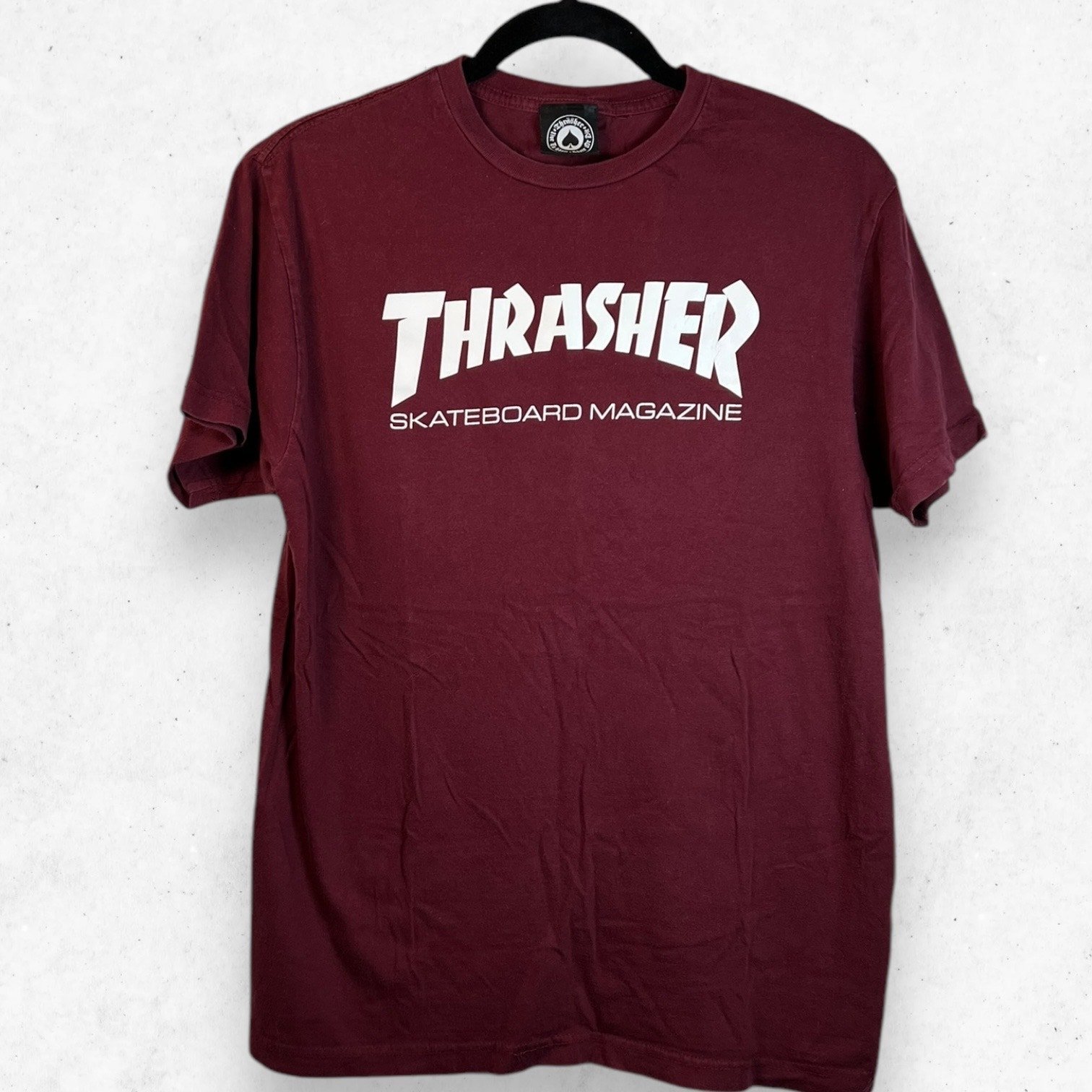 Vintage Thrasher Skateboard Magazine Streetwear Tee No Size Tag Feels Like M-L