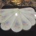 Reserved 7 vintage replacement glass shade panels for touch lamp