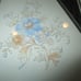 Reserved 7 vintage replacement glass shade panels for touch lamp