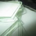 Reserved 7 vintage replacement glass shade panels for touch lamp