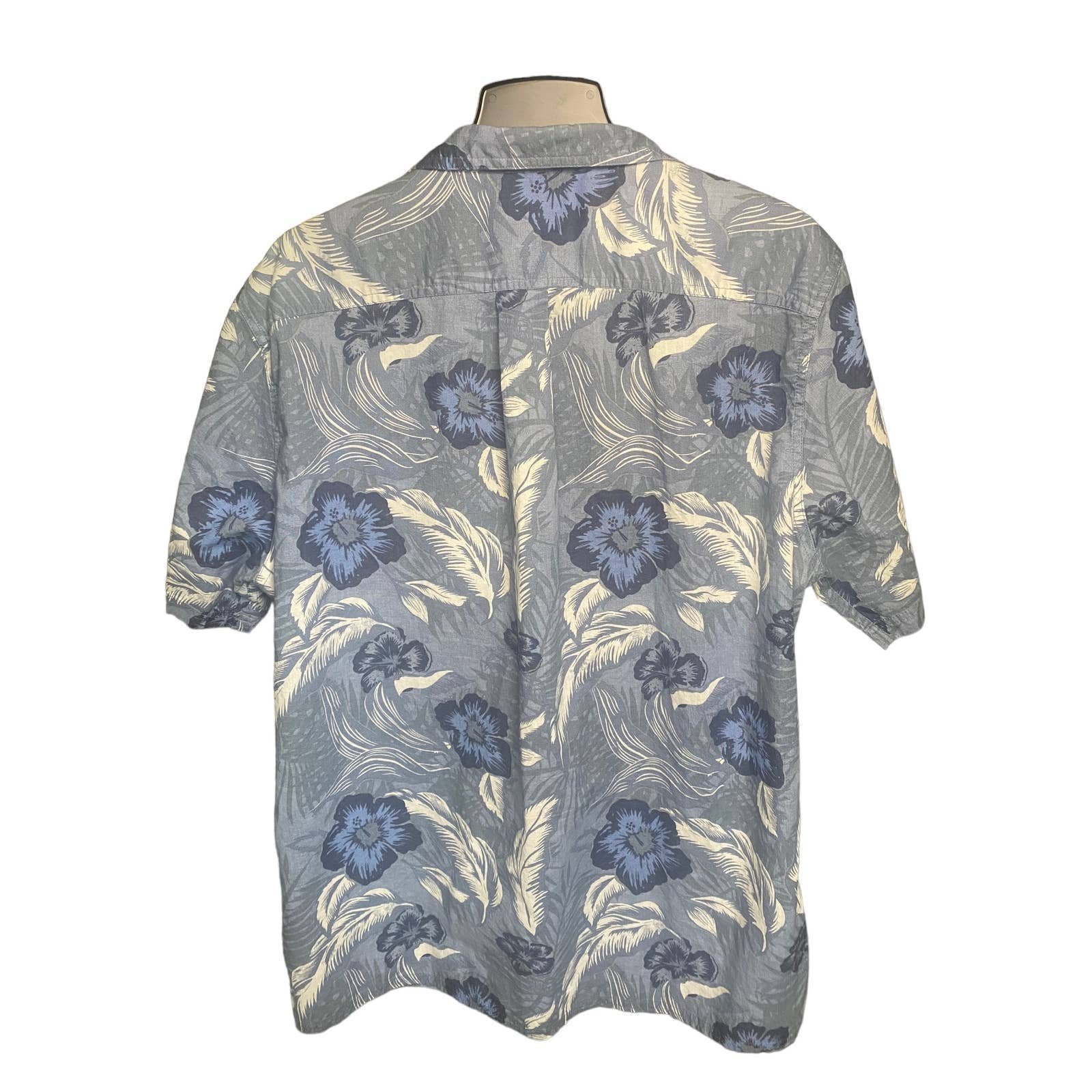 Croft & Borrow Mens Hawaiin Button Up Shirt Size XL