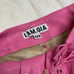 I.AM.GIA Xenia Pants - Pink Faux Leather, Lace-Up