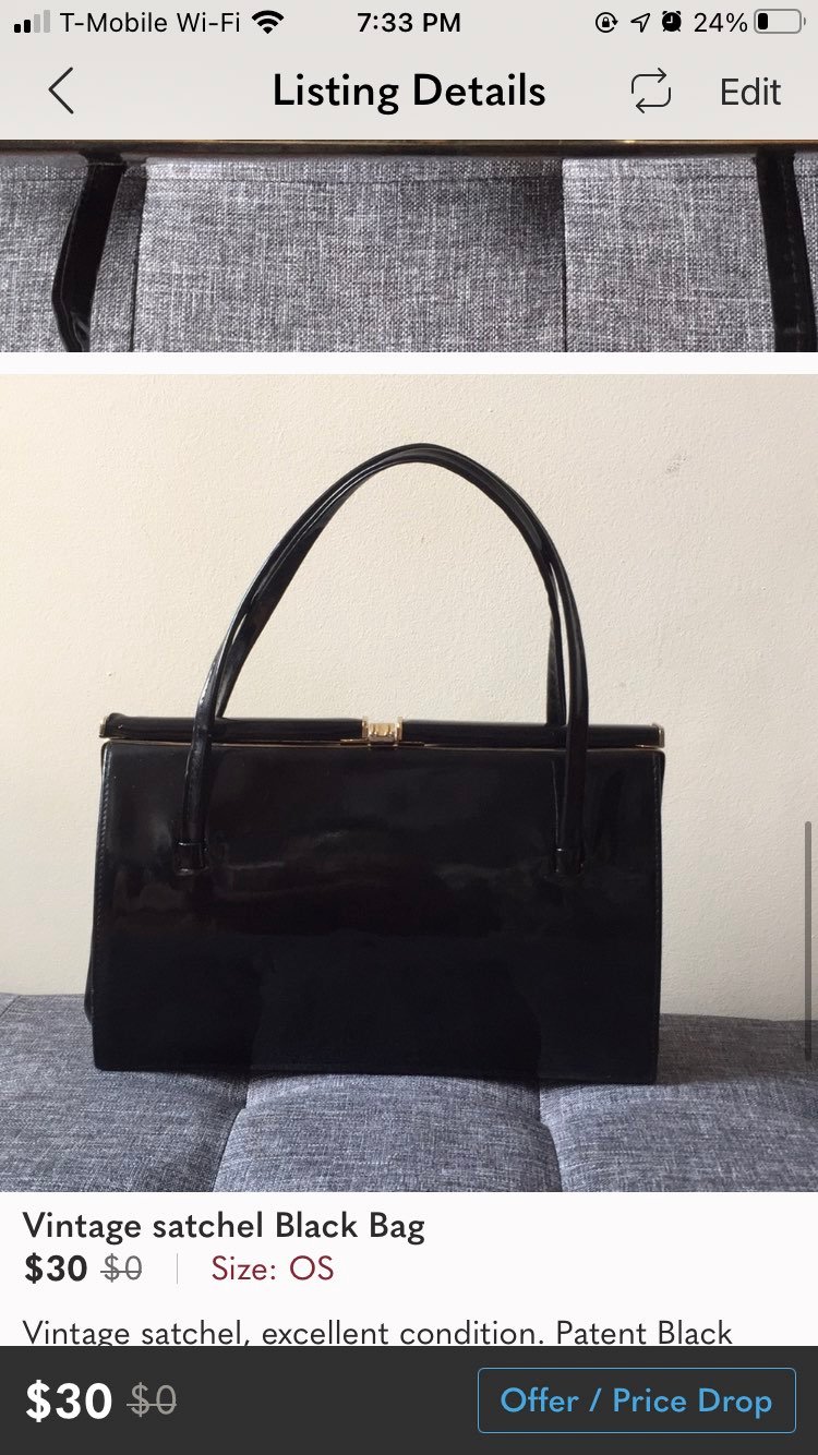 Vintage Satchel Bag