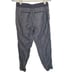 Athleta Womens 6 Gray Drawstring Cuffed Hem Cropped Ankle Bali Linen Pants