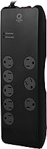 Power Gear 8 Outlet Power Strip Surge Protector, 7 Ft Extension Cord