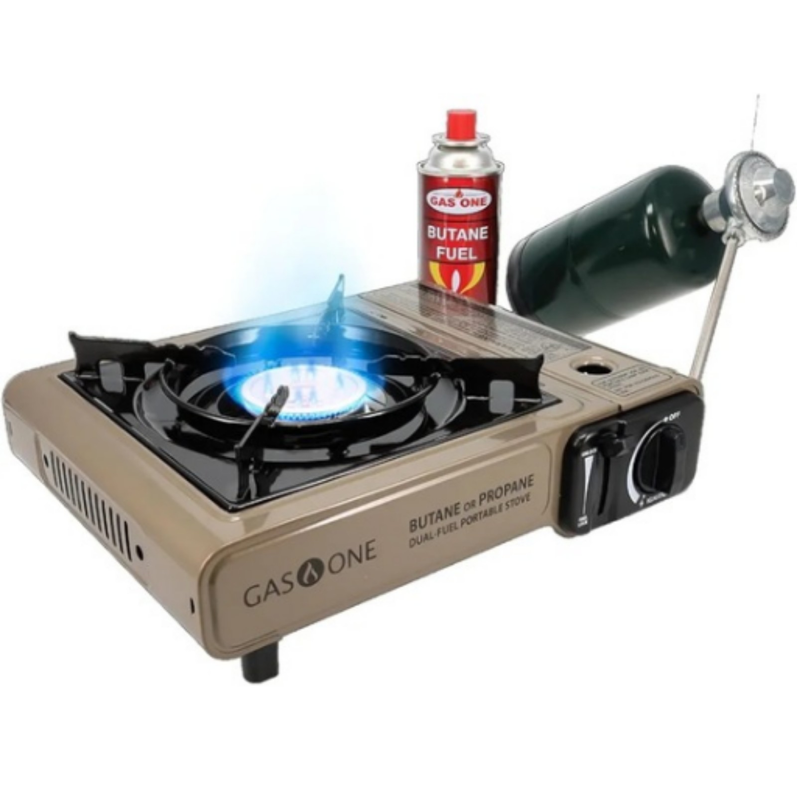 Propane or Butane Stove Dual Fuel Stove Portable Camping Stove