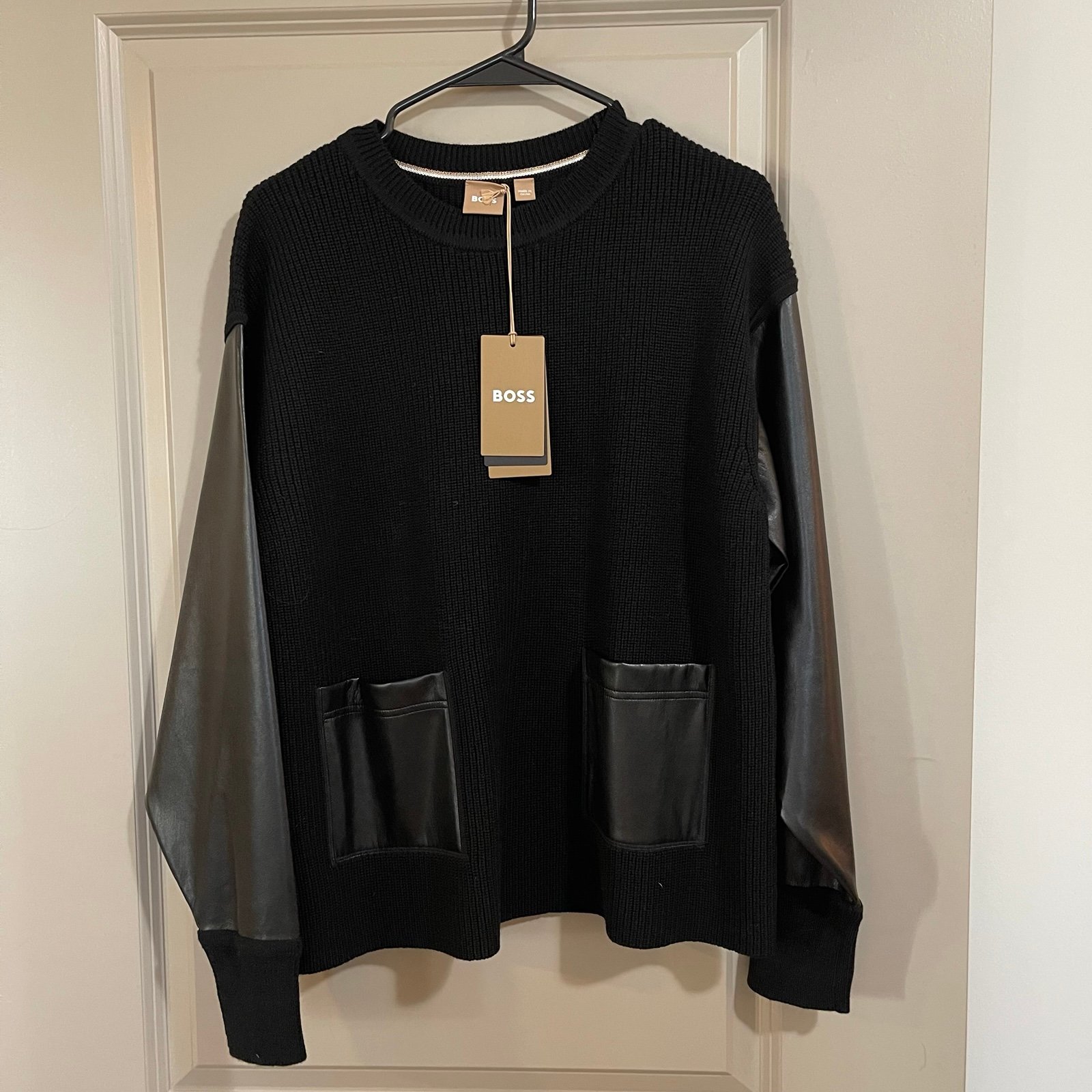 NWT - Boss by Hugo Boss Fanalian Sweater - Black