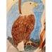 Vintage Native American Eagle Pottery Vase Water Jug 10.5 x 9.75