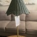 Lillian August Green Wicker Rattan Lamp