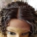 Ombre honey blonde curly lace front wig