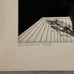 Surreal Etching Man and Owl by Listed Israeli Artist Benjamin Levy 8/100