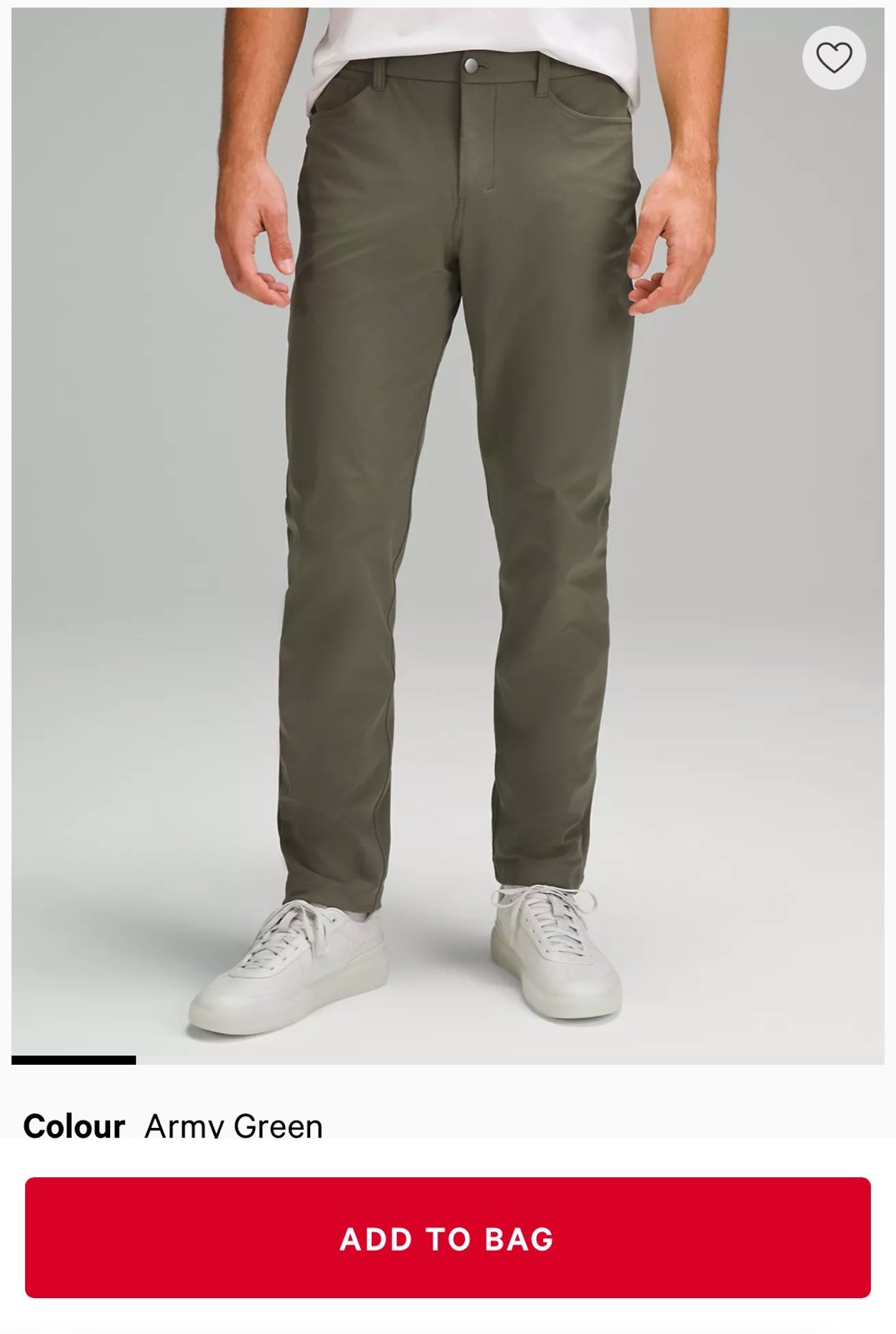 Men’s Lululemon ABC Classic-Fit 5 Pocket Pant