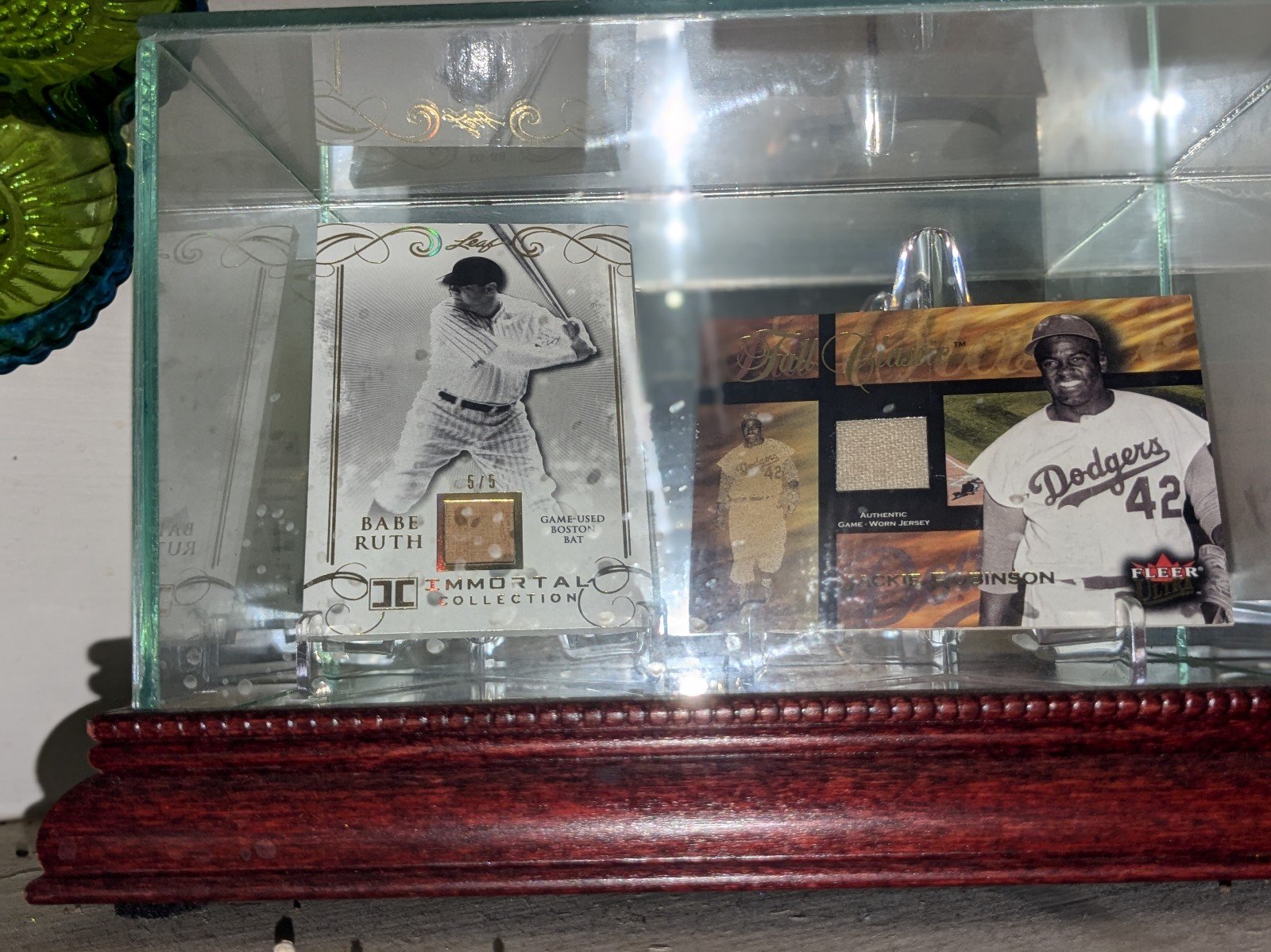 Babe Ruth Immortal Bat Card OUT OF 5 Card 5/5 Perfect Condition+Corners.