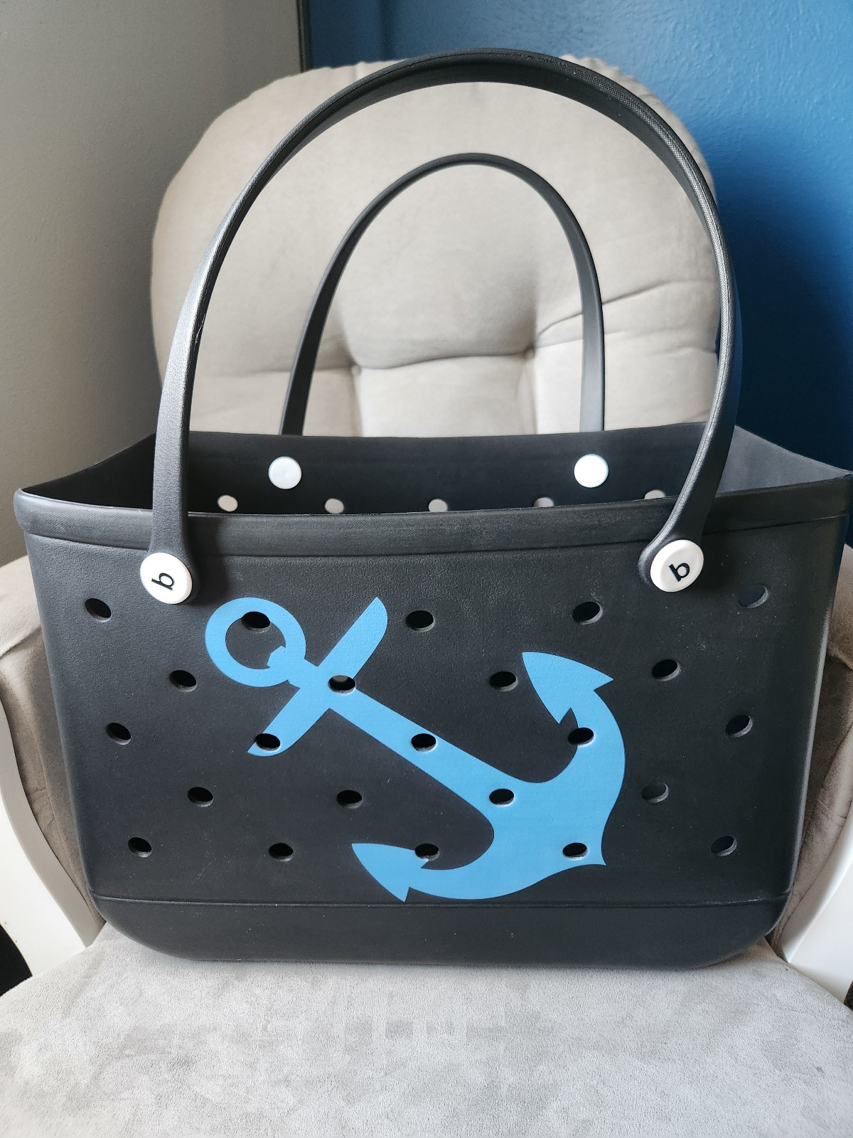 ANCHOR XXLarge Sports Beach Tote Bogg comparable rubber all weather