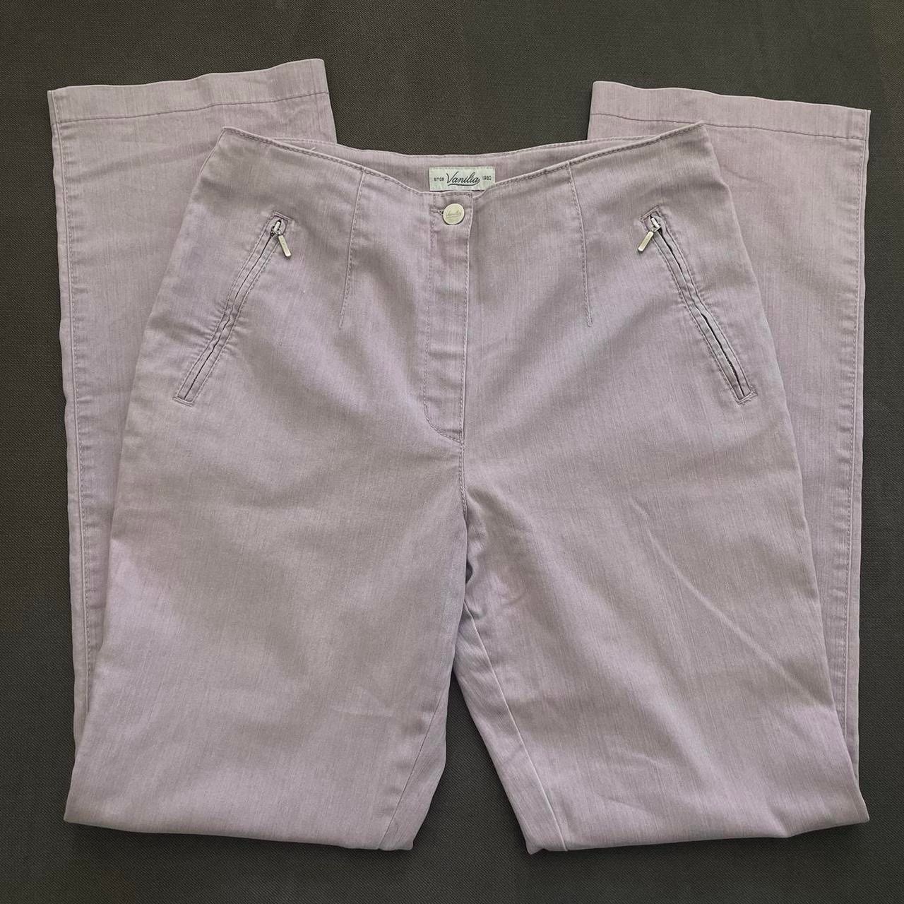 Vintage vanilia lilac purple jeans