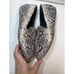 Vince Paz Snake Print Leather Slip On Flat Sz 6