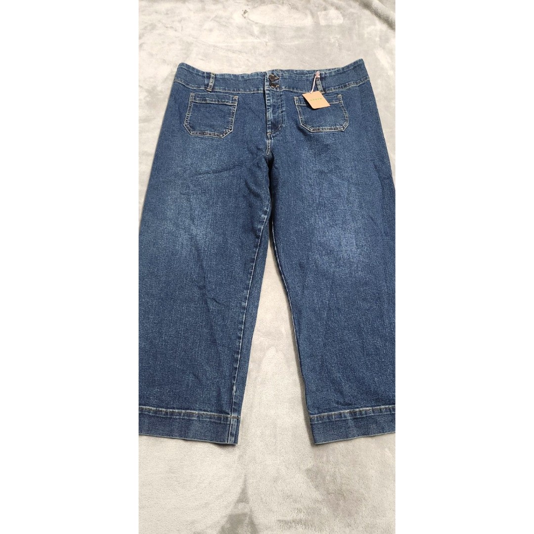 Boden Women's Size 34R Patch Pocket Cropped Pants NWT