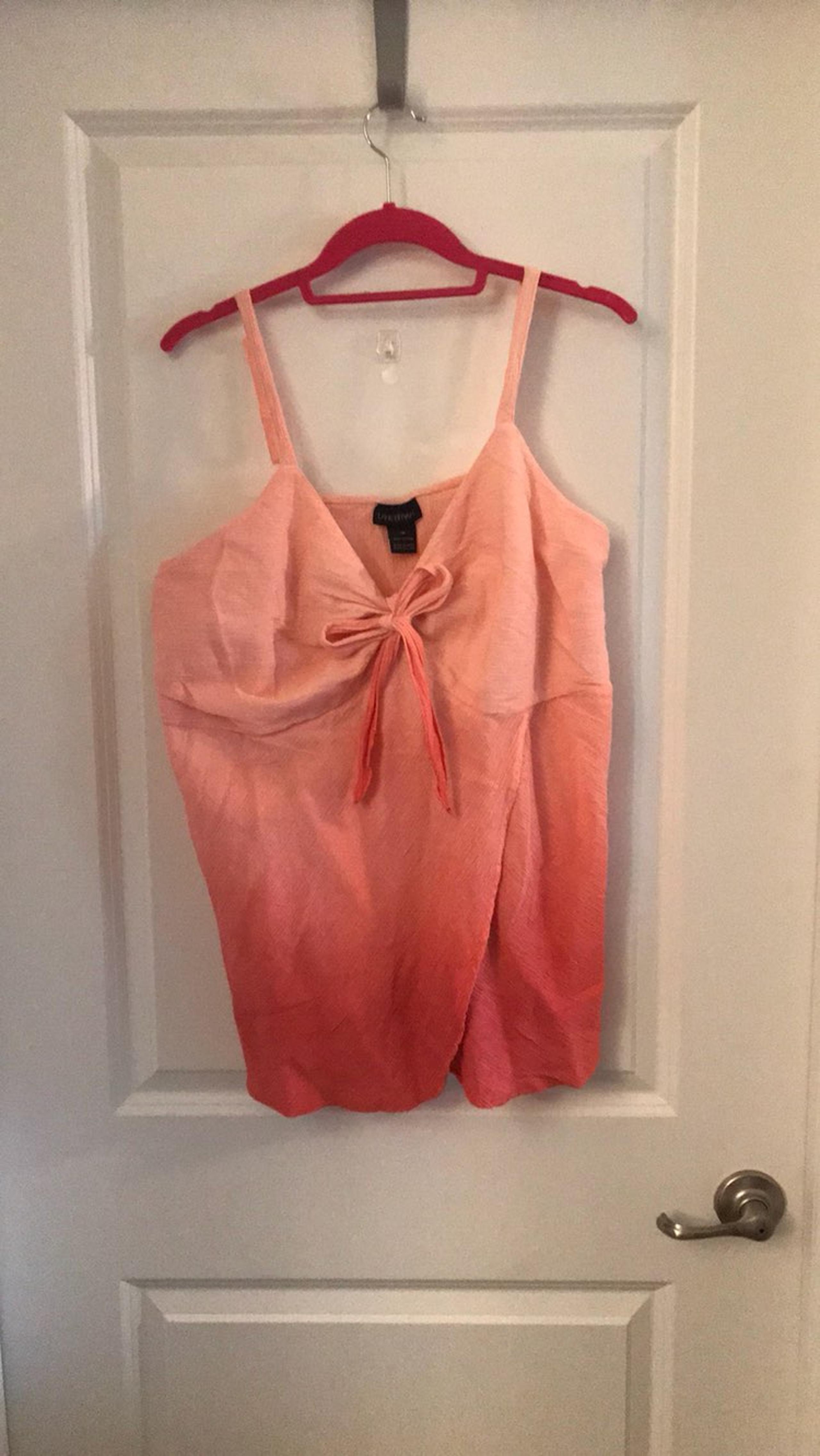 Lane Bryant 18 Pink Ombre Tank Top