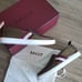 Bally Signature Red White Stripe Bronze Slip On sneaker Size 36