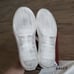 Bally Signature Red White Stripe Bronze Slip On sneaker Size 36