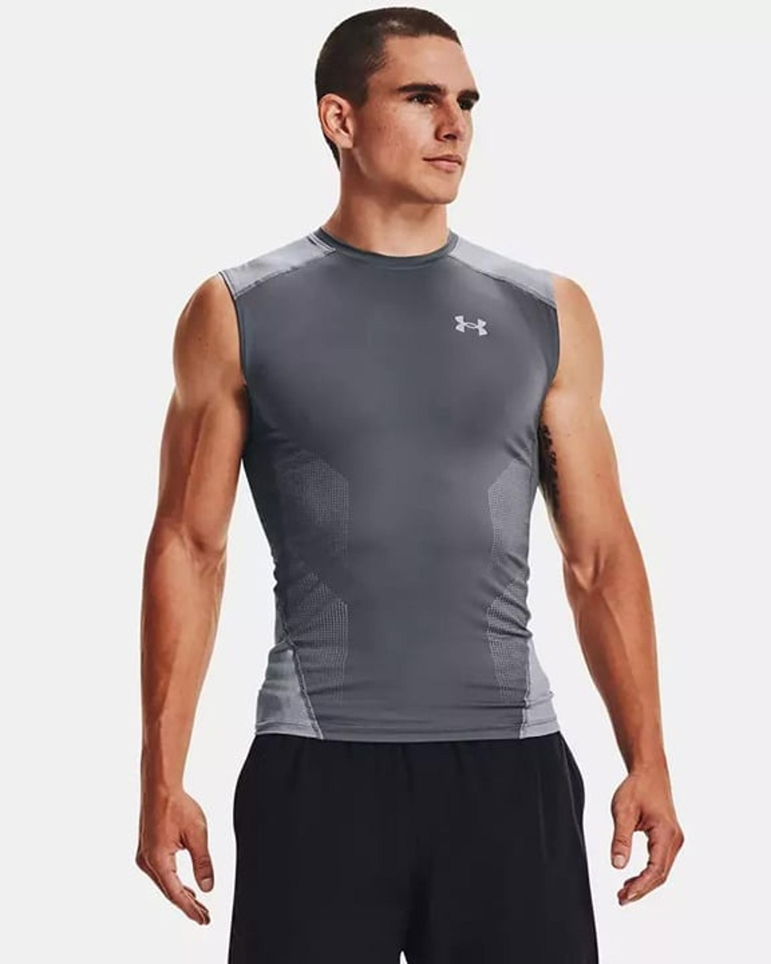 Under Armour Mens HeatGear Vent Sleeveless Training Tank Top 1362451-012 Size L