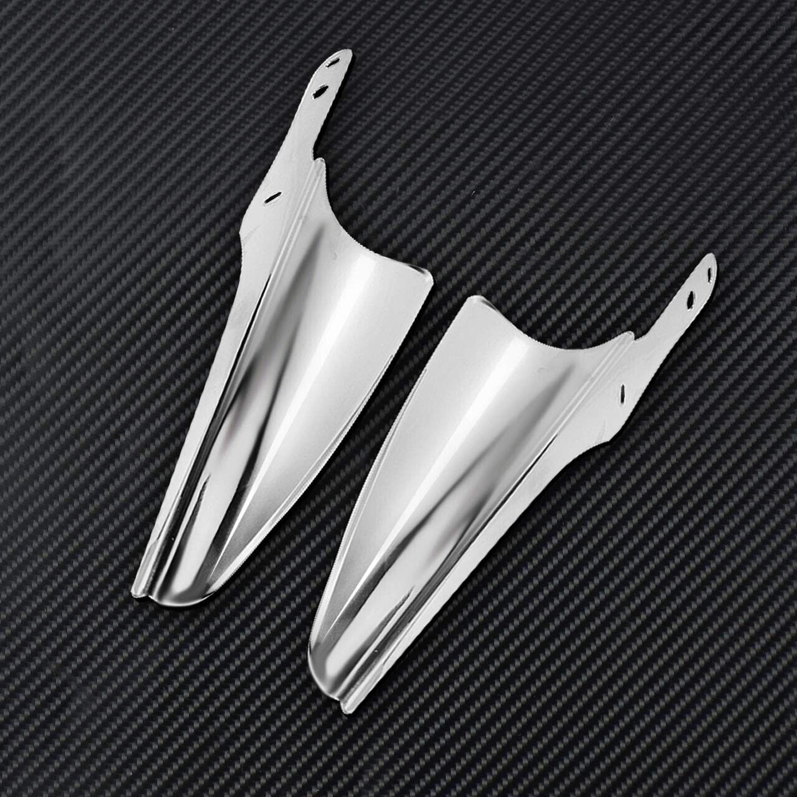 FRONT FORK MOUNT WIND DEFLECTORS FIT FOR HARLEY ROAD KING ELECTRA STREET GLIDES