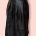 BOD & CHRISTENSEN Sissy Smooth Leather Flare Midi Skirt