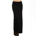 NWOT Stretchy, Soft, Long Solid Black Maxi Skirt Ankle Length RollaCoster Size M