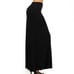 NWOT Stretchy, Soft, Long Solid Black Maxi Skirt Ankle Length RollaCoster Size M