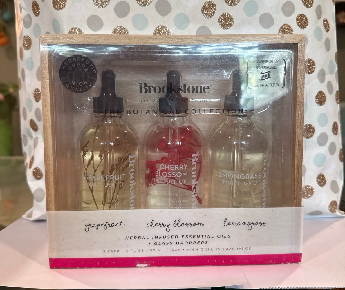 Brookstone herbal infused essentials oils jumbo trio