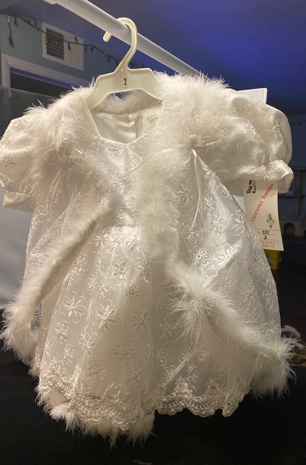 Christening dress size 2
