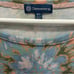 Democracy Three Quarter Sleeve Scoop Neck Twist Hem Abstract Print Knit Top XL