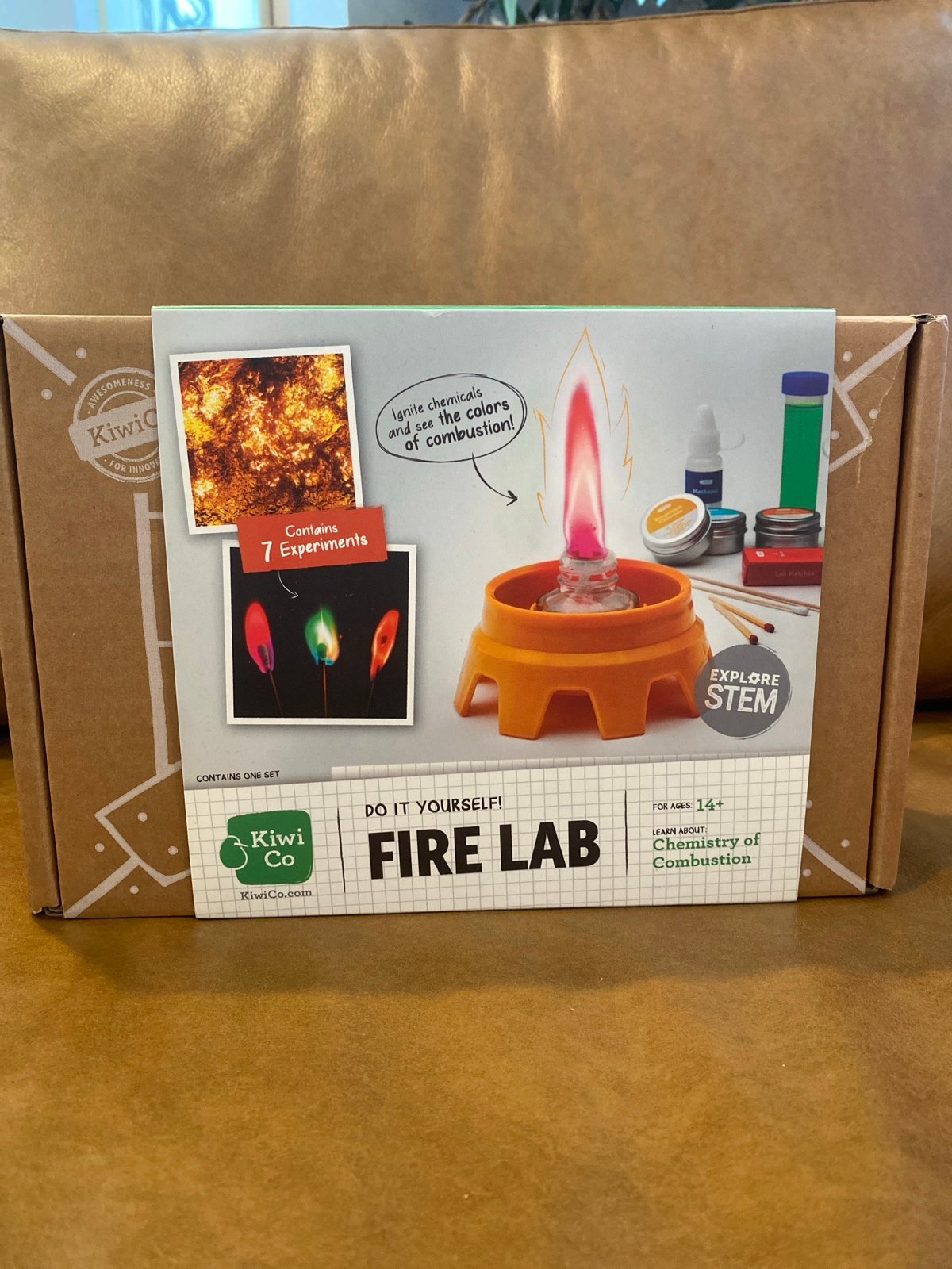 New never opened KiwiCo kiwi crate Fire Lab Crate