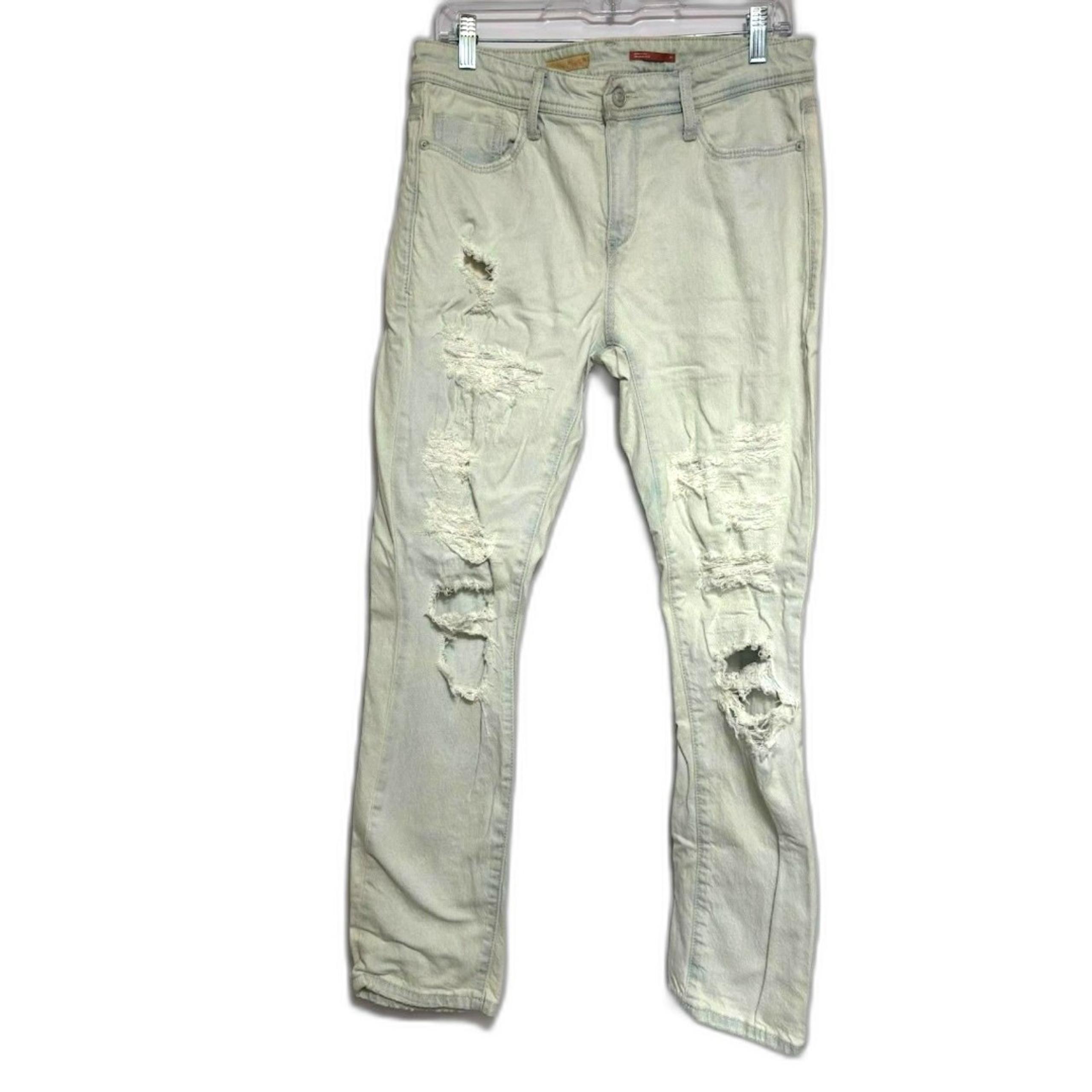 Pilcro Anthropologie Jeans Women's size 28 Acid Wash Slim Boyfriend Stretch