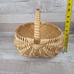 Vintage Buttocks Basket 1931 Farmer High School Brass Placard Gather Egg Easter