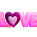 9 FT Inflatable Long Love Letters with LED Lights