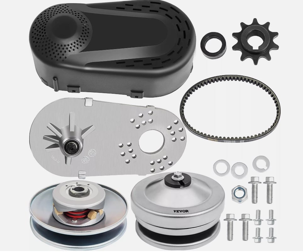 VEVOR Go Kart Torque Converter Kit 3/4" 10T Heavy Duty Comet TAV2 30-75 #40/41