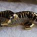 TIGER VINTAGE BROOCH WITH CRYSTALS