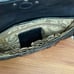 BRIGHTON Empress Black Croc Patent Leather Silver Flower Wristlet Mini Shoulder