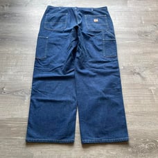 Vintage Y2K Blue Carhartt Carpenter Baggy Wide Jeans