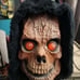 Vintage Mr. mask Grim Reaper Hooded Skull Halloween Mask Prop 1980's
