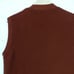 Uniqlo U Ribbed Sleeveless Cardigan Women S Brown V-neck Knit Button Pockets