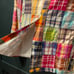 60s Cotton Plaid Patchwork Tailored Jacket