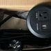 Desktop Power Grommet,2Inch Hole Table Power Grommet Outlet with 2 USB Charging