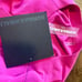 Norma Kamali Rectangle Jog Jumpsuit Barbie Pink SMALL Plunging Velvet Kimono NEW