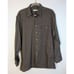NEW Pierre Cardin Men's Brown Small Check 100% Cotton Dress Shirt Size Medium