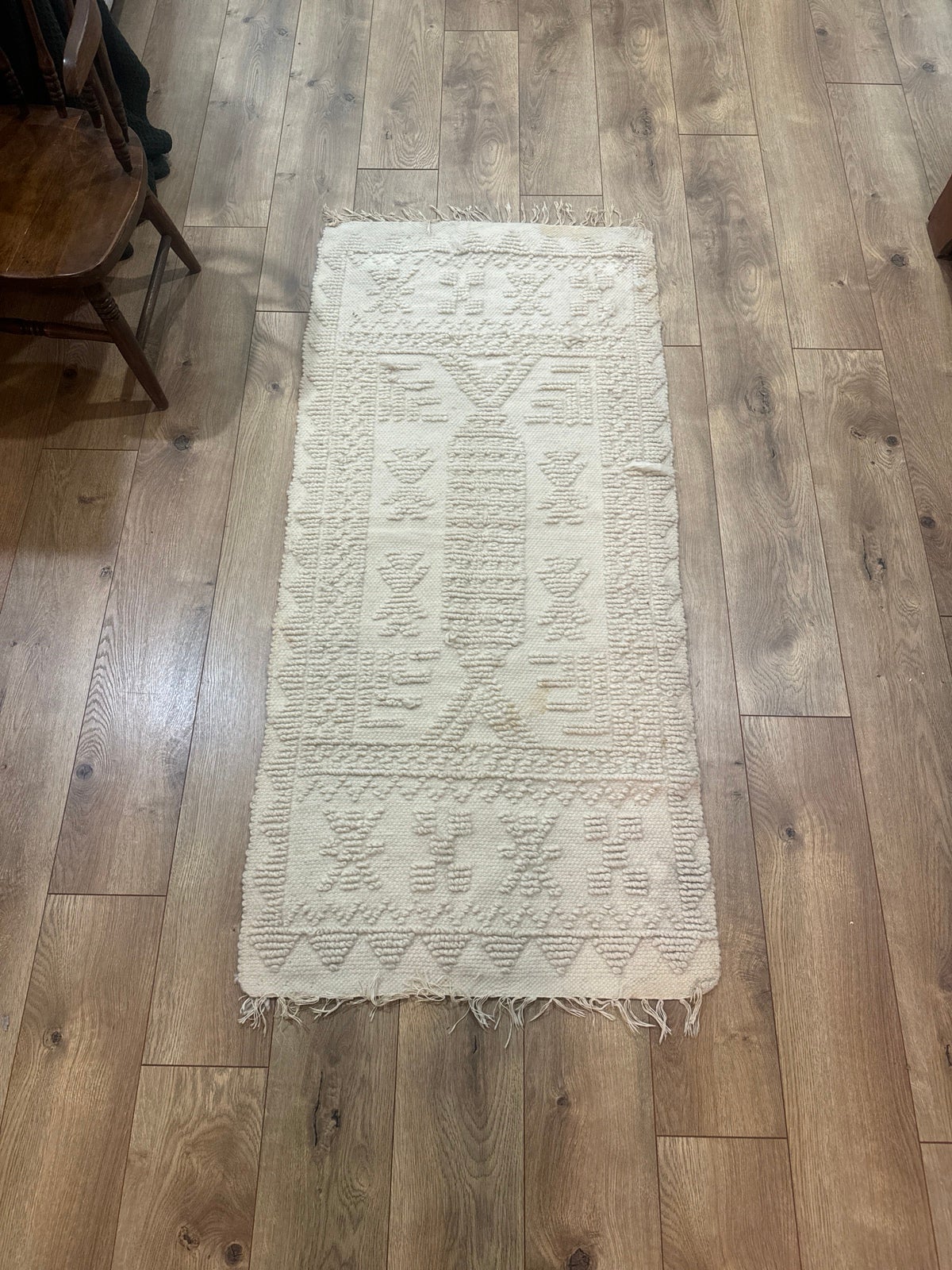 Hand woven Grecian wool Rug