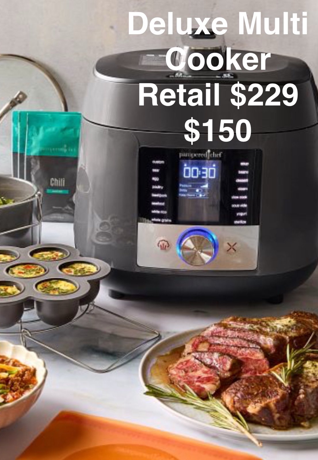 Pampered Chef Deluxe Quick Cooker